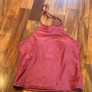 Halter Neck Top in Burgundy